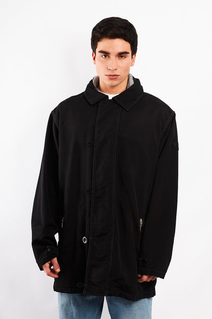 2000 Vintage Tommy Hilfiger Black Parka (L/XL)