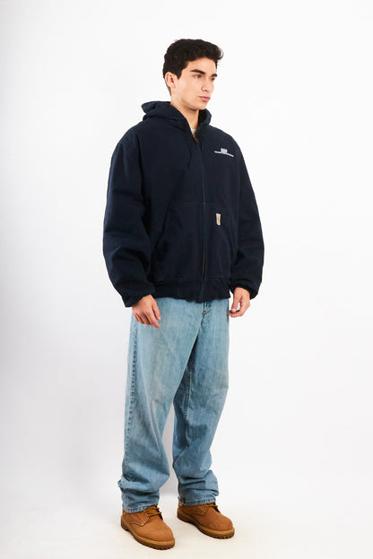 2014 Carhartt 125 Years Anniversary Dark Navy Duck Active Jacket (L/XL)