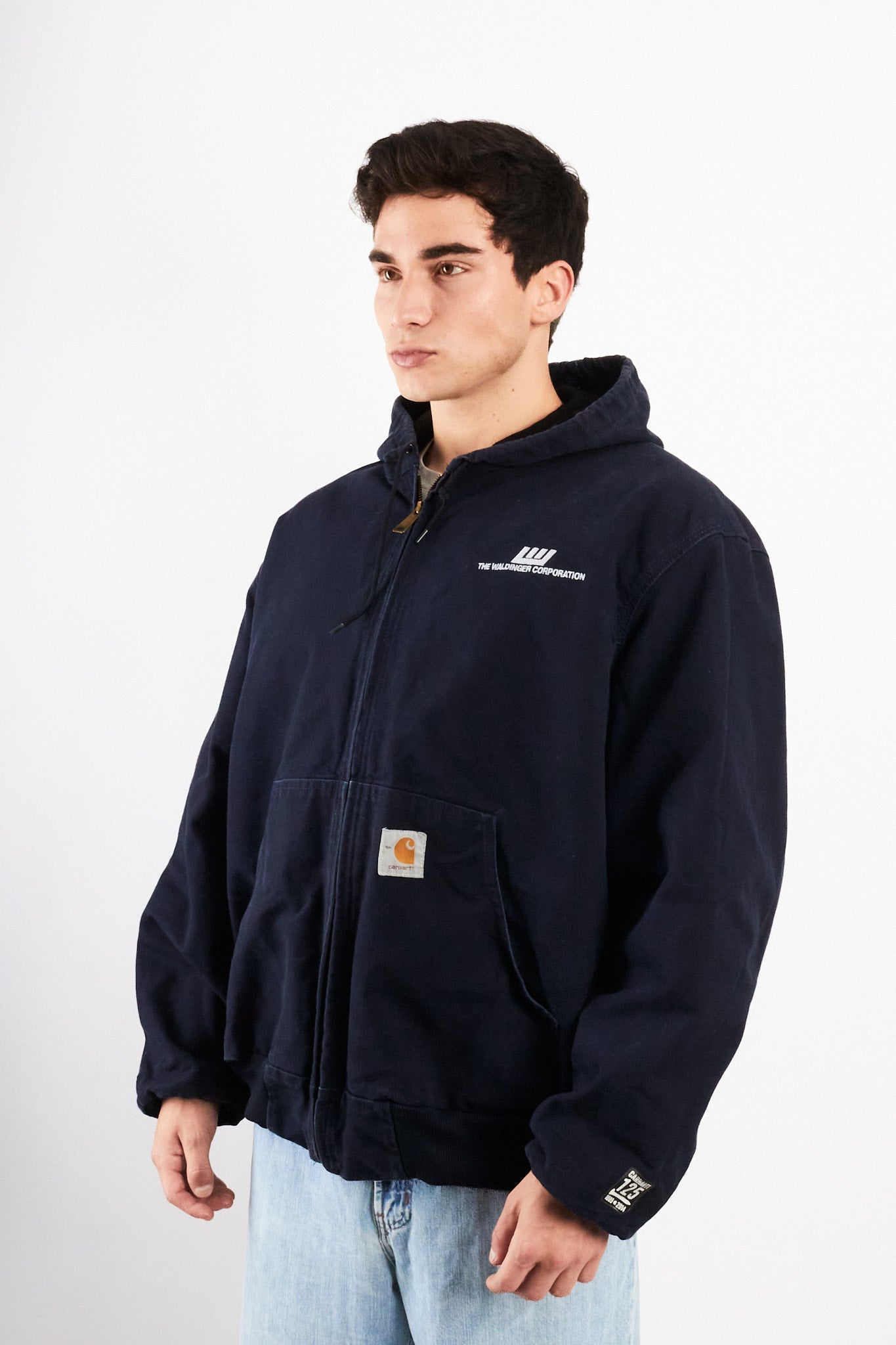 2014 Carhartt 125 Years Anniversary Dark Navy Duck Active Jacket (L/XL)