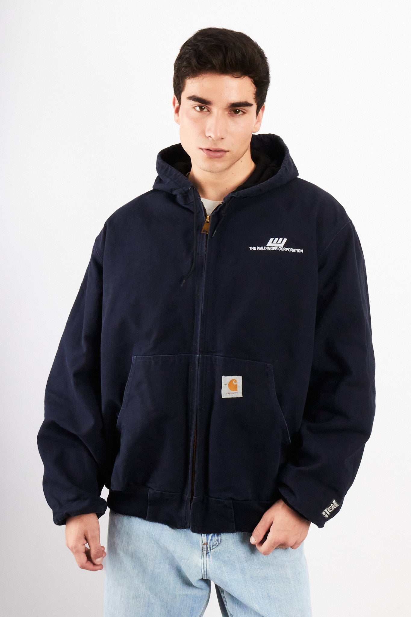 2014 Carhartt 125 Years Anniversary Dark Navy Duck Active Jacket (L/XL)
