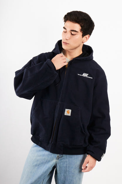2014 Carhartt 125 Years Anniversary Dark Navy Duck Active Jacket (L/XL)