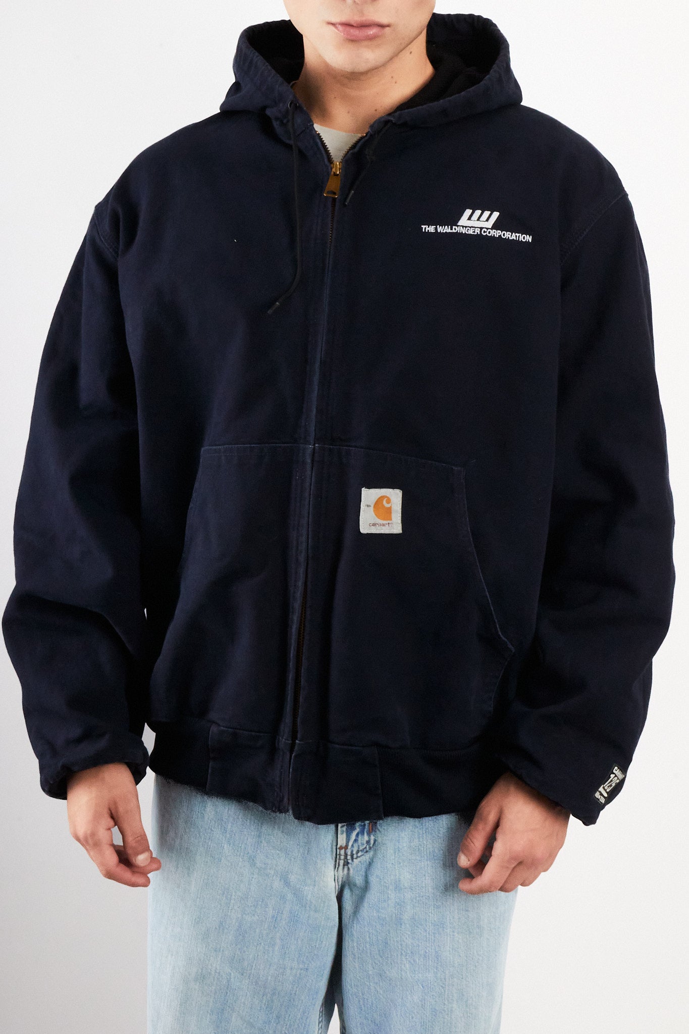 2014 Carhartt 125 Years Anniversary Dark Navy Duck Active Jacket (L/XL)