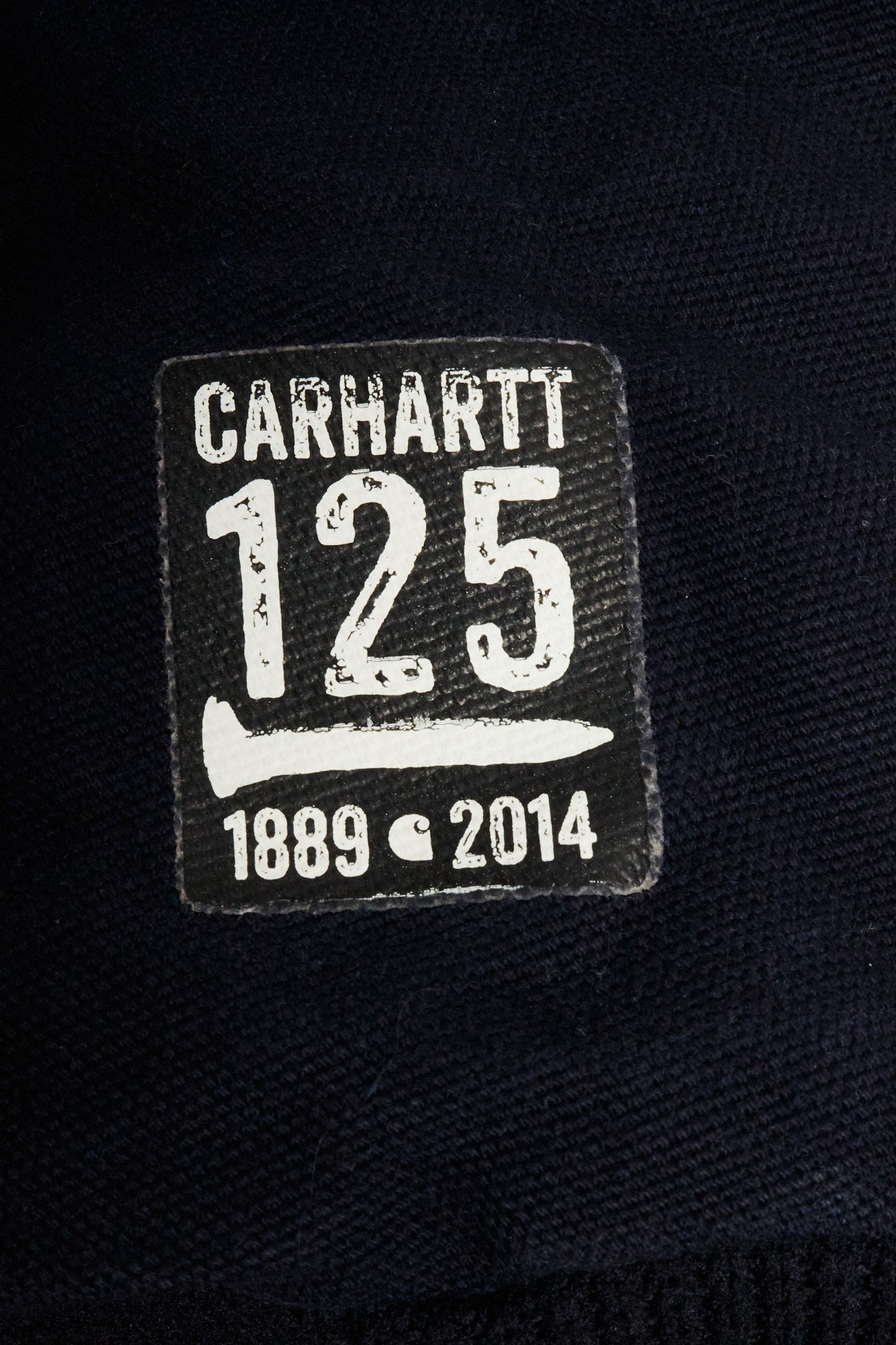 2014 Carhartt 125 Years Anniversary Dark Navy Duck Active Jacket (L/XL)