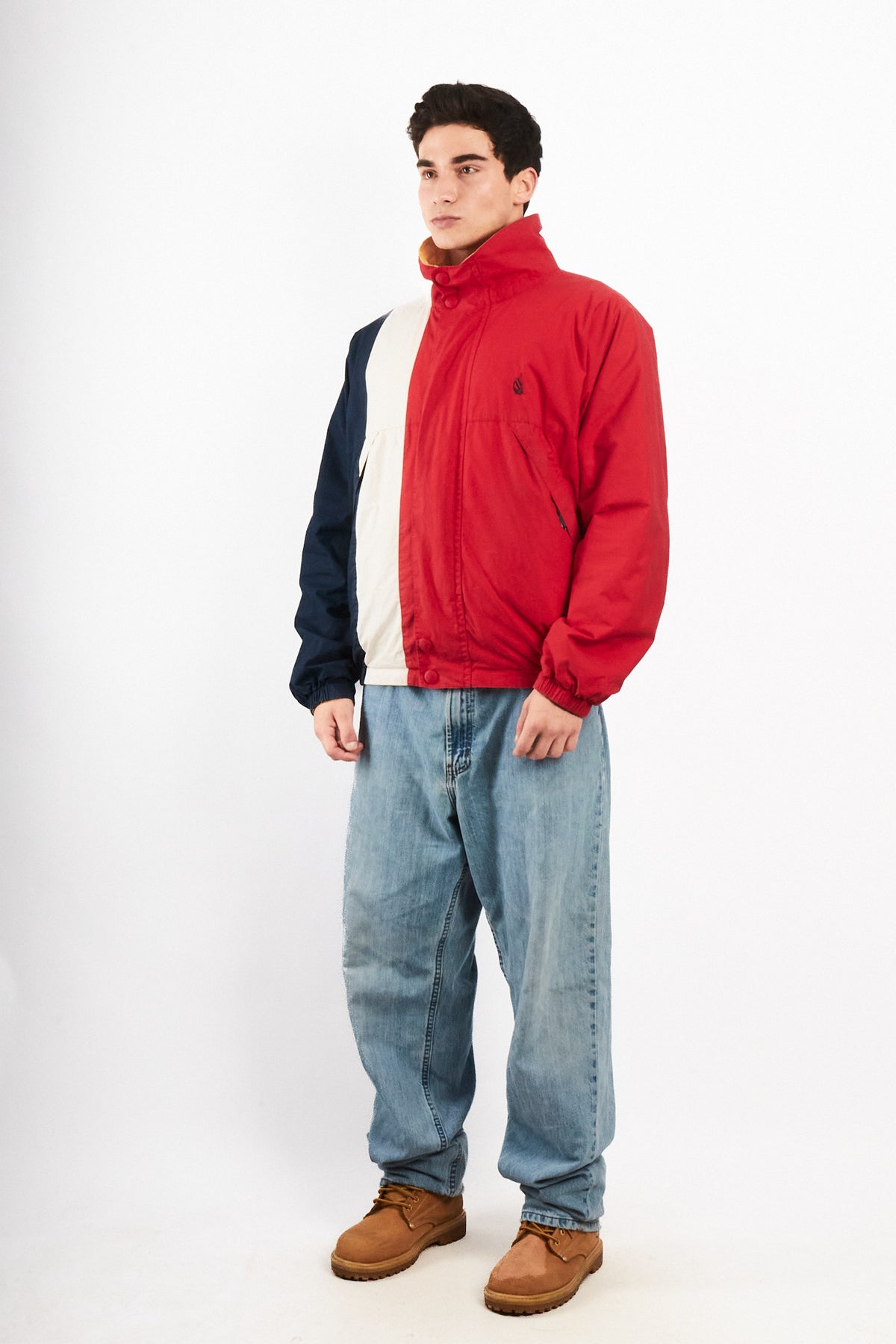 1990 Vintage Nautica Colorblock Retro Reversible Jacket (M/L)