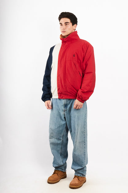 1990 Vintage Nautica Colorblock Retro Reversible Jacket (M/L)