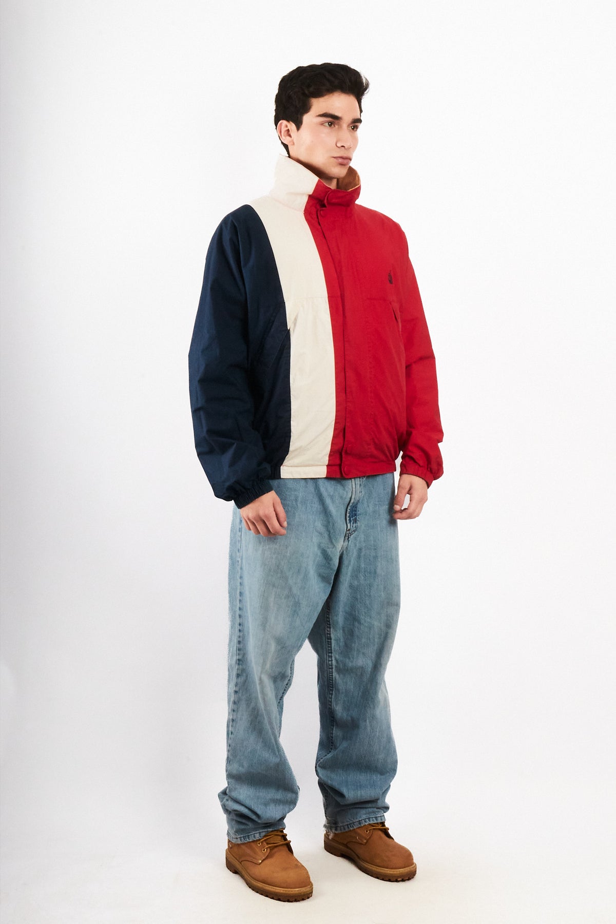 1990 Vintage Nautica Colorblock Retro Reversible Jacket (M/L)
