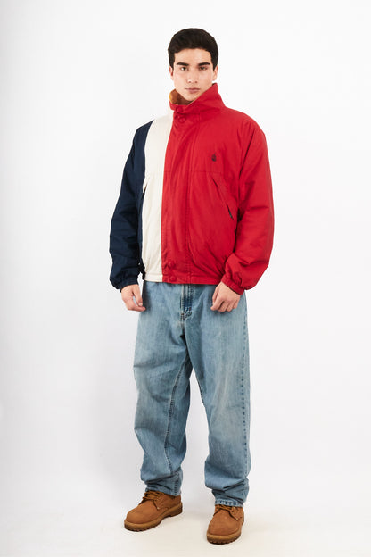 1990 Vintage Nautica Colorblock Retro Reversible Jacket (M/L)