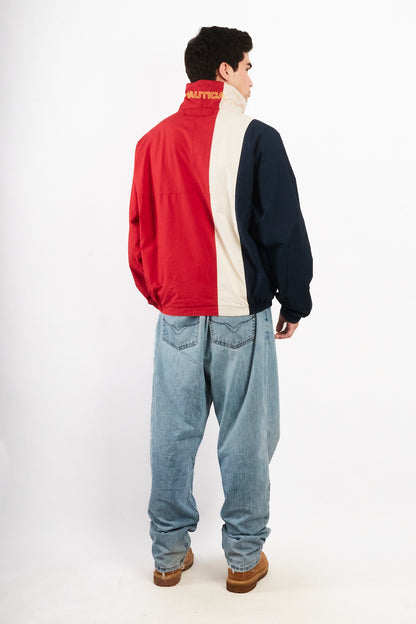 1990 Vintage Nautica Colorblock Retro Reversible Jacket (M/L)