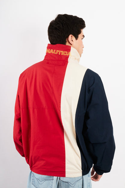 1990 Vintage Nautica Colorblock Retro Reversible Jacket (M/L)