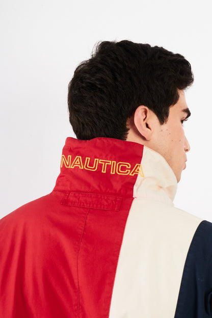 1990 Vintage Nautica Colorblock Retro Reversible Jacket (M/L)