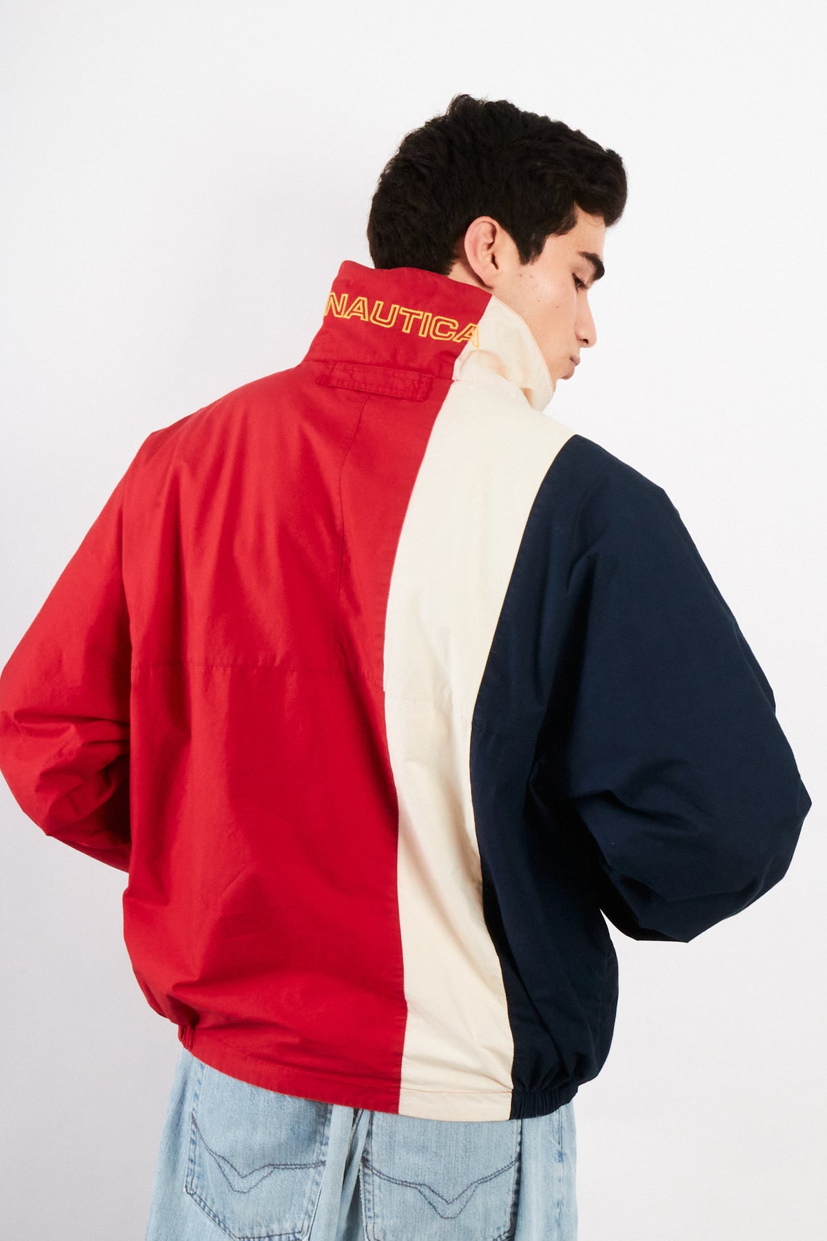 1990 Vintage Nautica Colorblock Retro Reversible Jacket (M/L)
