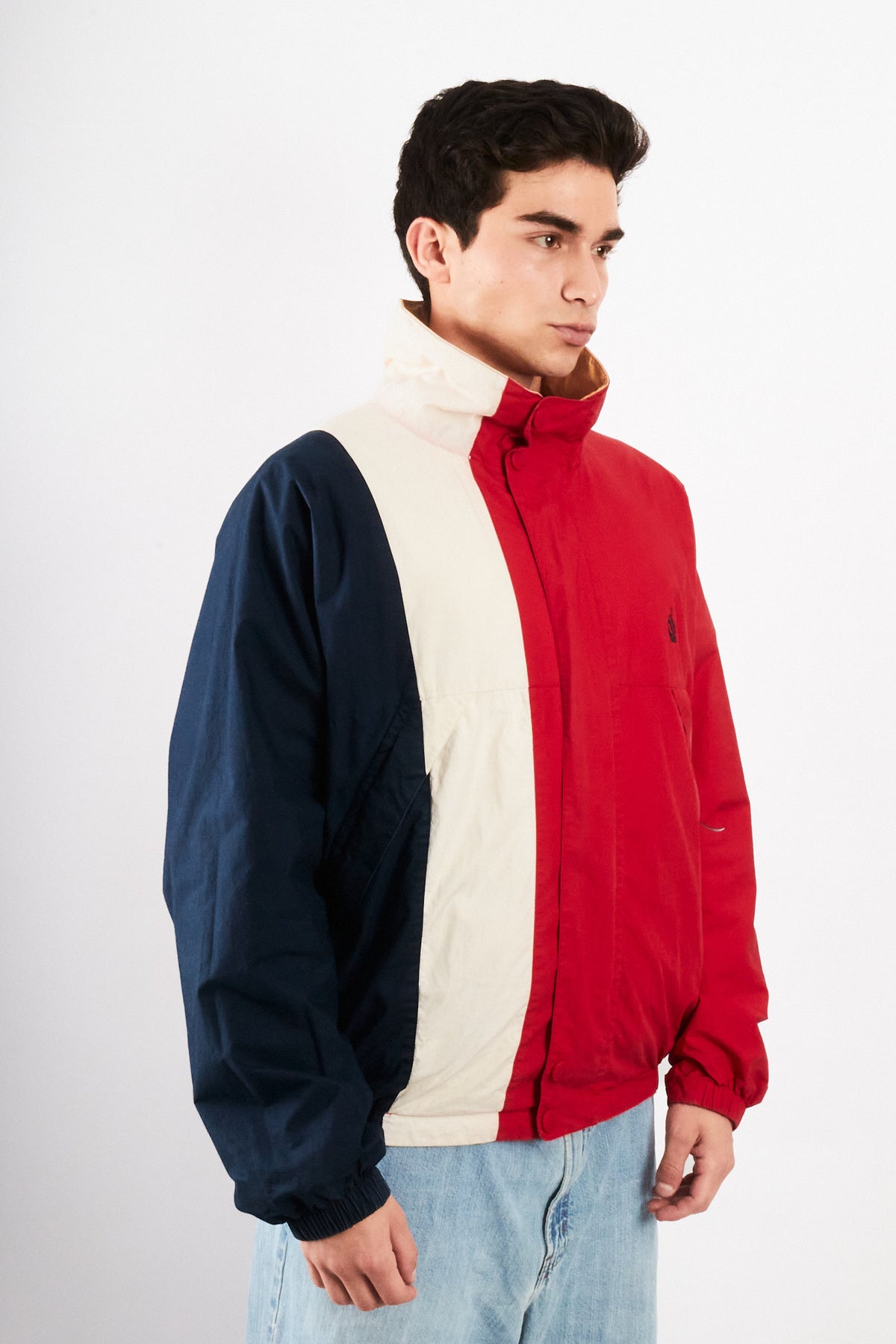 1990 Vintage Nautica Colorblock Retro Reversible Jacket (M/L)