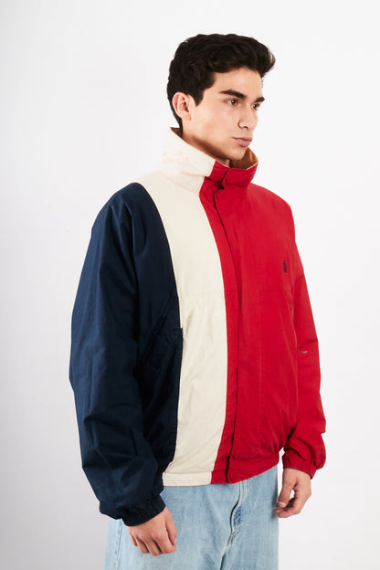 1990 Vintage Nautica Colorblock Retro Reversible Jacket (M/L)