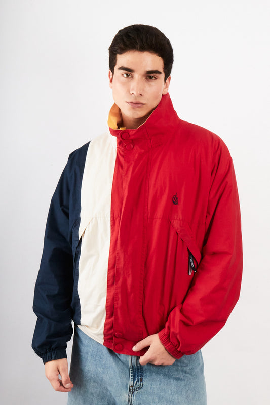 1990 Vintage Nautica Colorblock Retro Reversible Jacket (M/L)