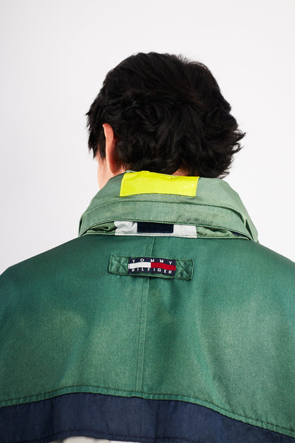 1990 Vintage Tommy Sailing Gear Colorblock Padded Jacket (L/XL)