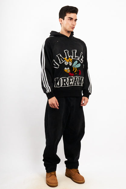 Valley Dreams Faded Black Oreo Hoodie (M/L)