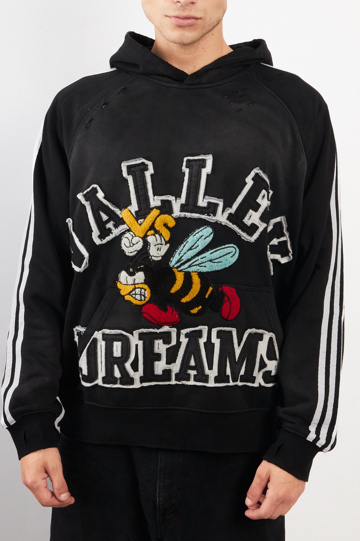 Valley Dreams Faded Black Oreo Hoodie (M/L)