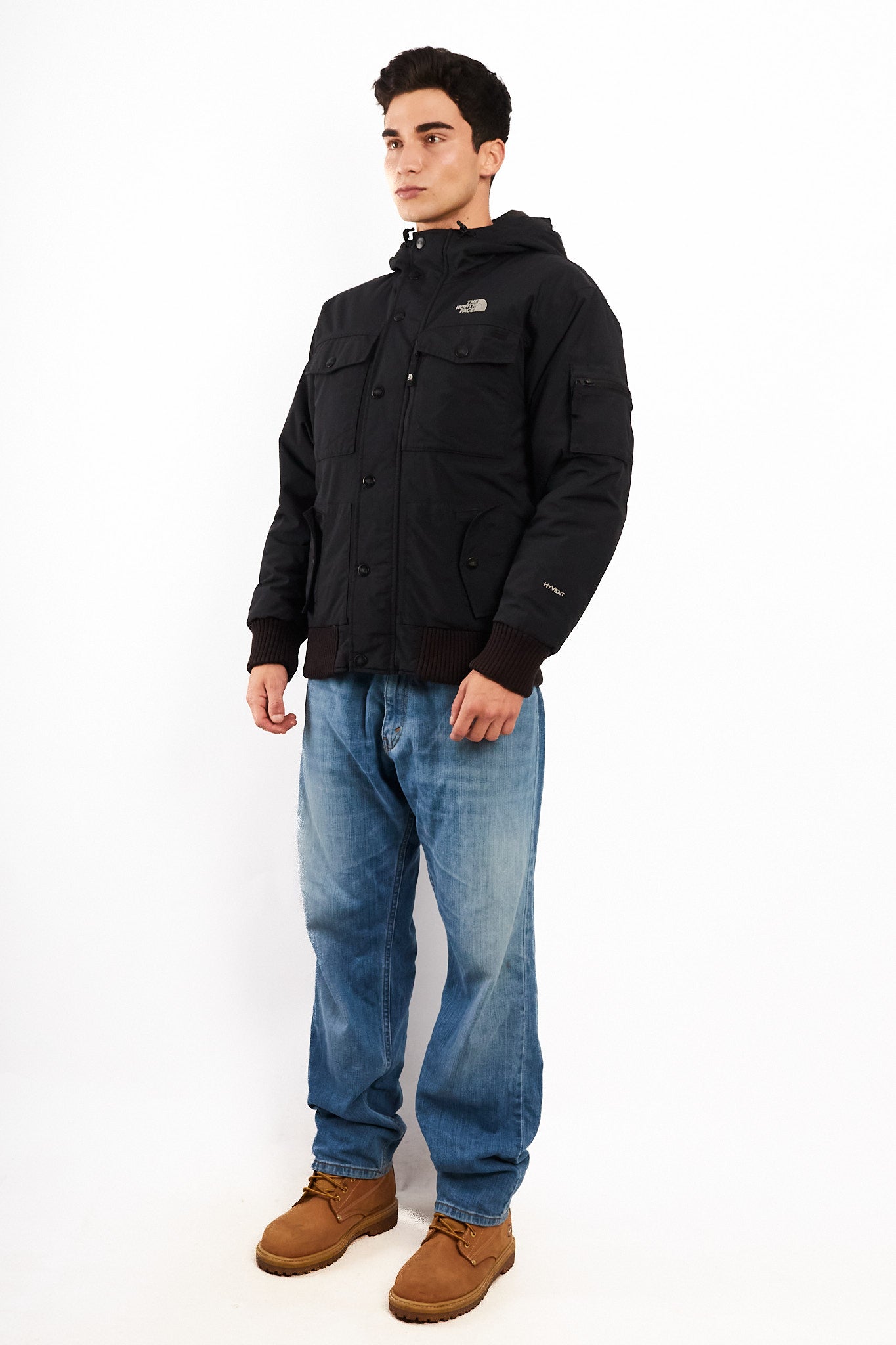 2000 Vintage The North Face Impermeable Goose Down Bomber Jacket (M)