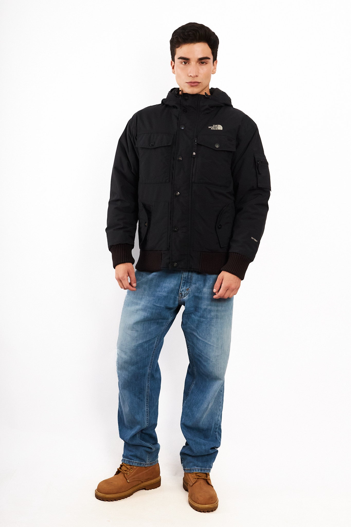 2000 Vintage The North Face Impermeable Goose Down Bomber Jacket (M)