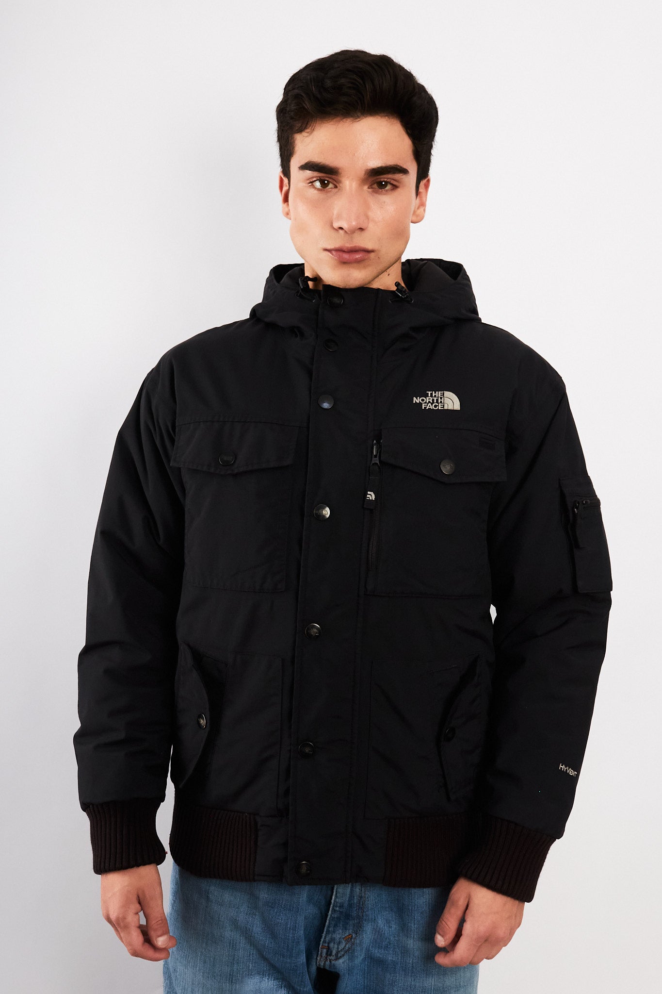 2000 Vintage The North Face Impermeable Goose Down Bomber Jacket (M)