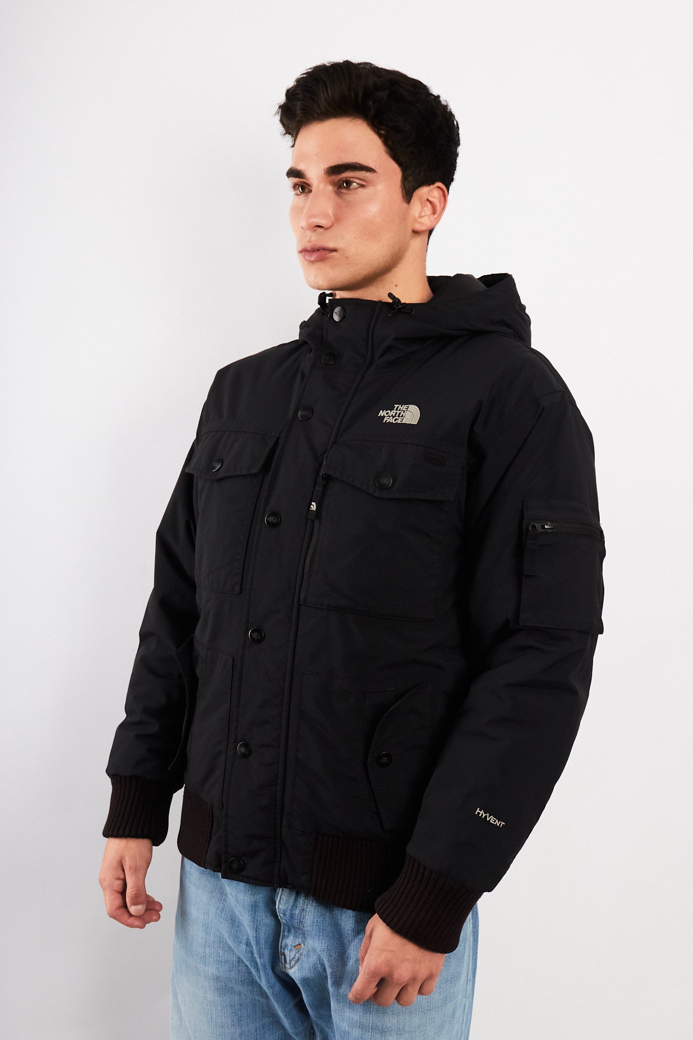 2000 Vintage The North Face Impermeable Goose Down Bomber Jacket (M)