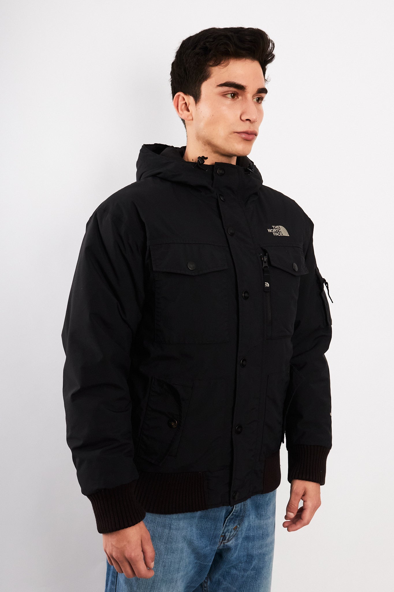 2000 Vintage The North Face Impermeable Goose Down Bomber Jacket (M)