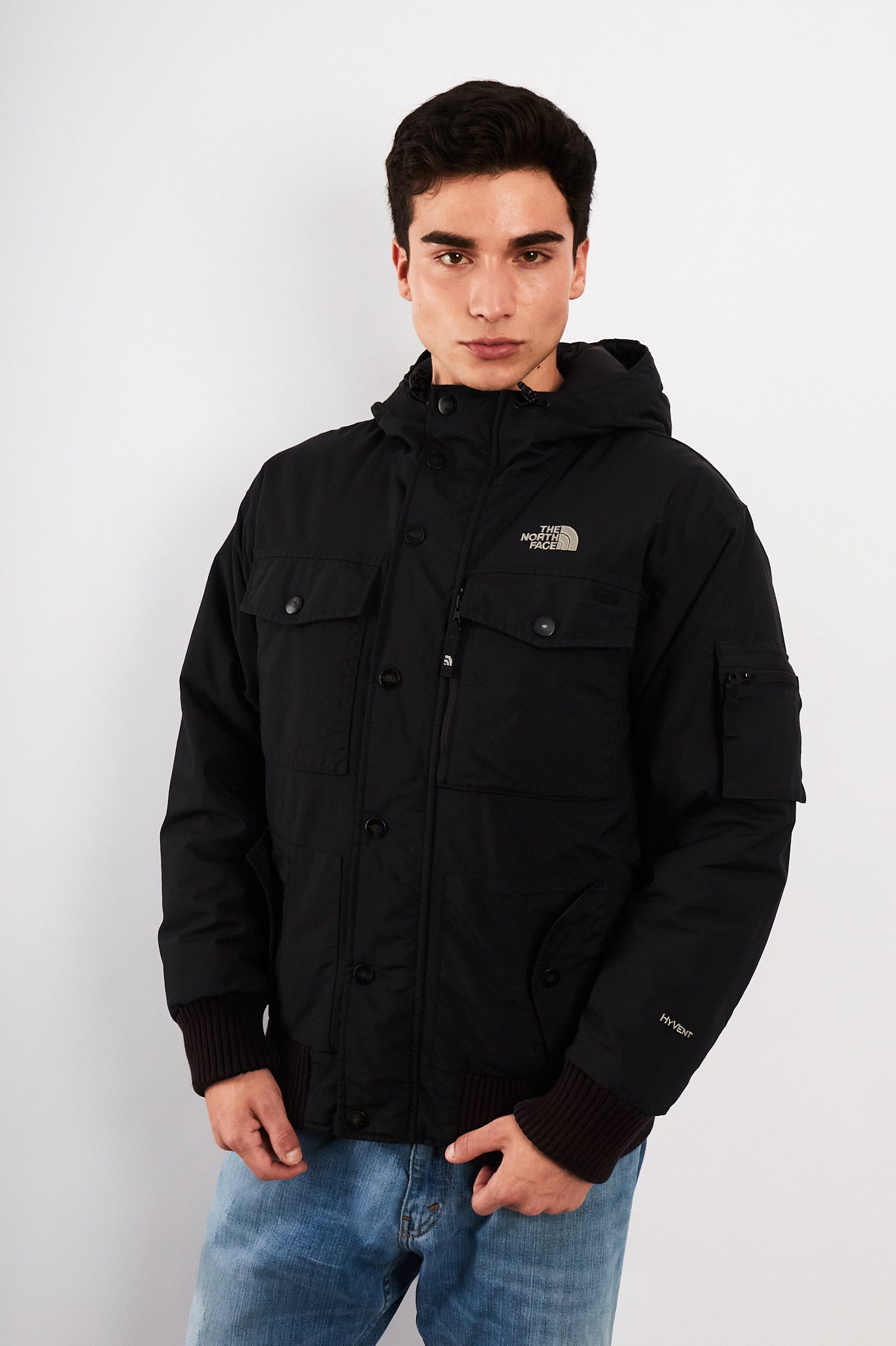 2000 Vintage The North Face Impermeable Goose Down Bomber Jacket (M)