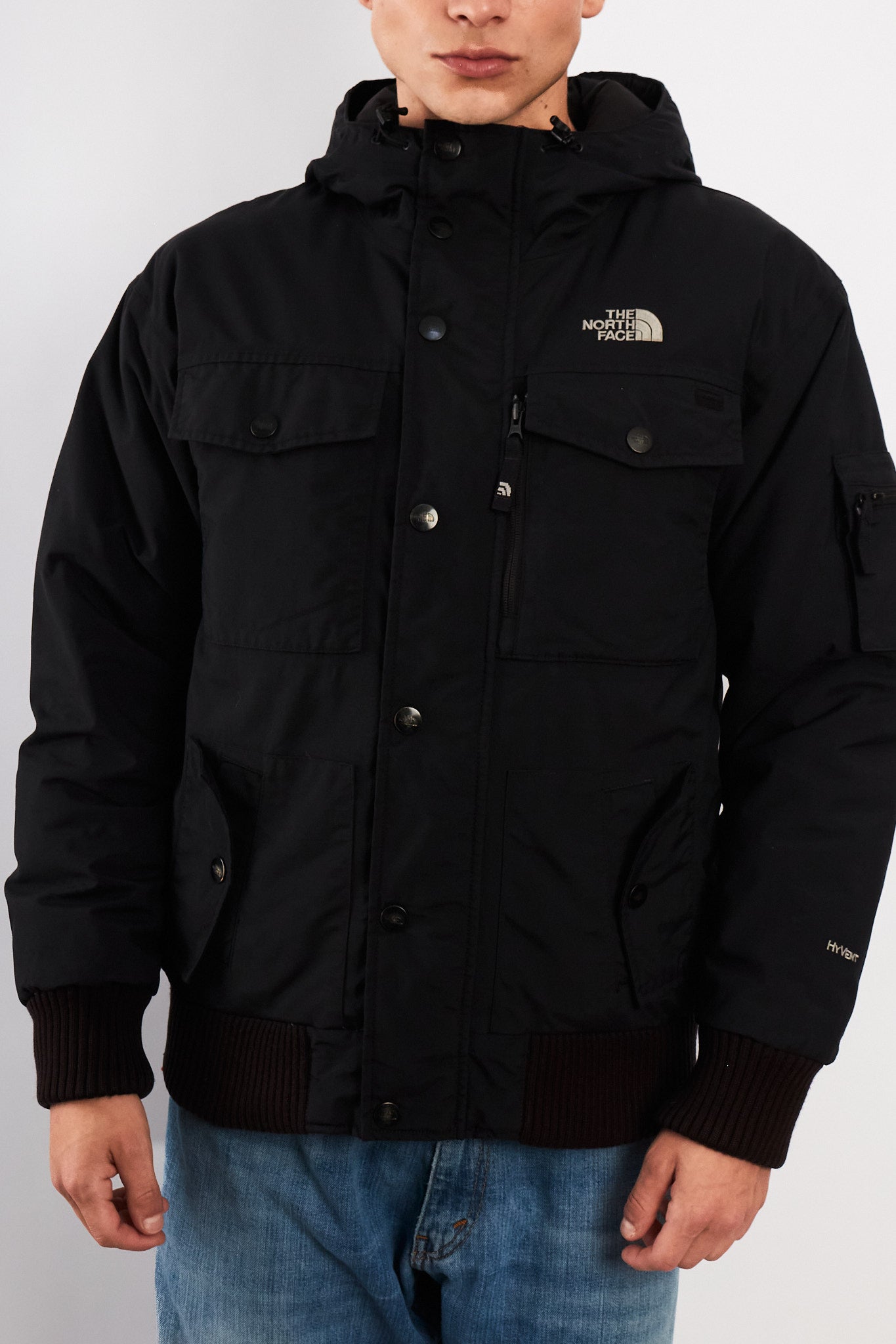 2000 Vintage The North Face Impermeable Goose Down Bomber Jacket (M)