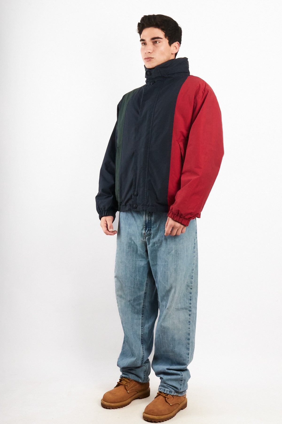 1990 Vintage Nautica Reversible Colorblock / Polar Jacket (M/L)