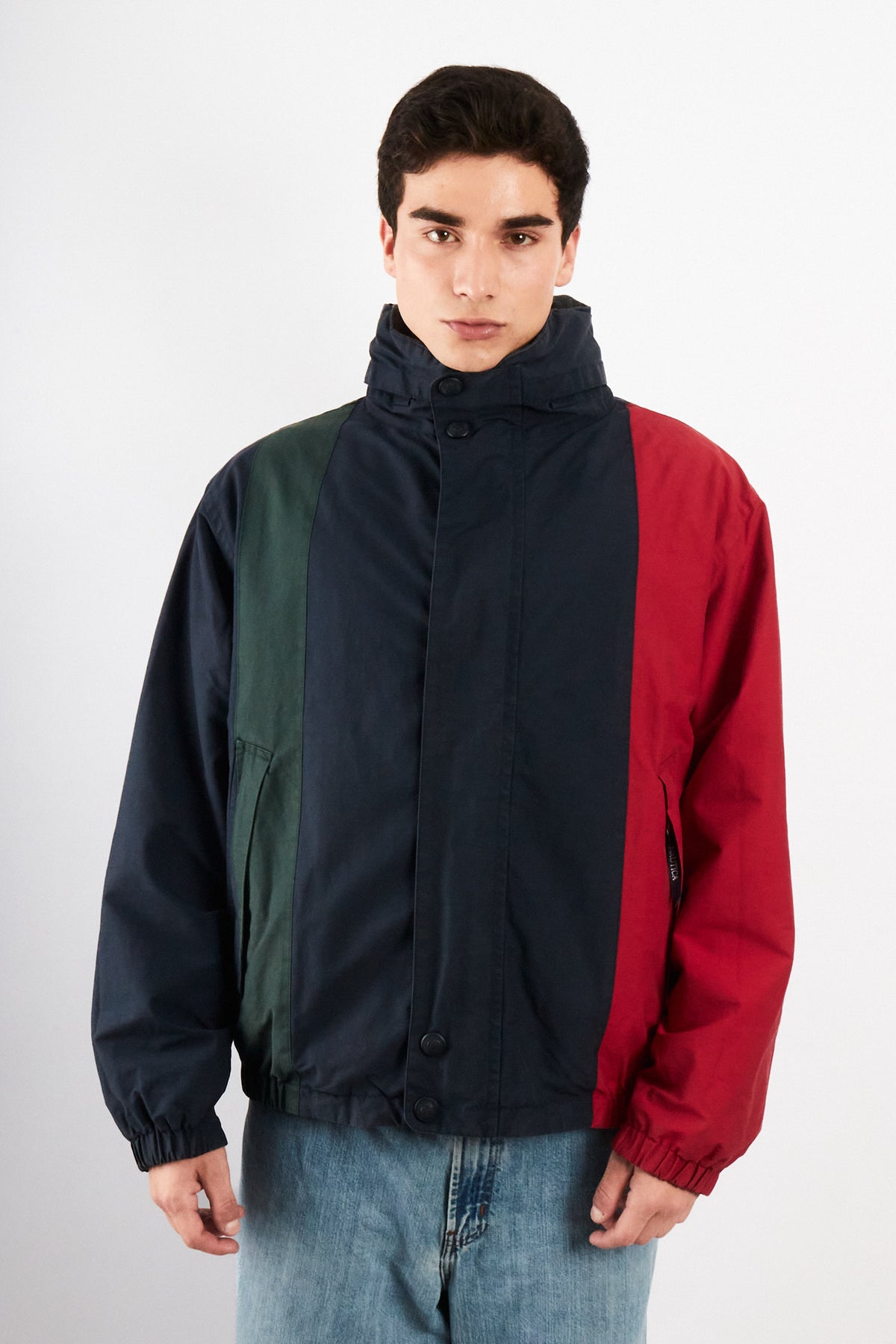 1990 Vintage Nautica Reversible Colorblock / Polar Jacket (M/L)