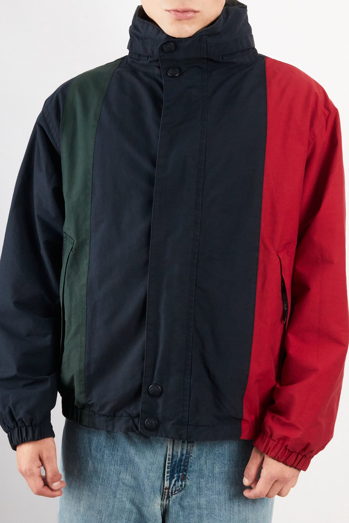 1990 Vintage Nautica Reversible Colorblock / Polar Jacket (M/L)