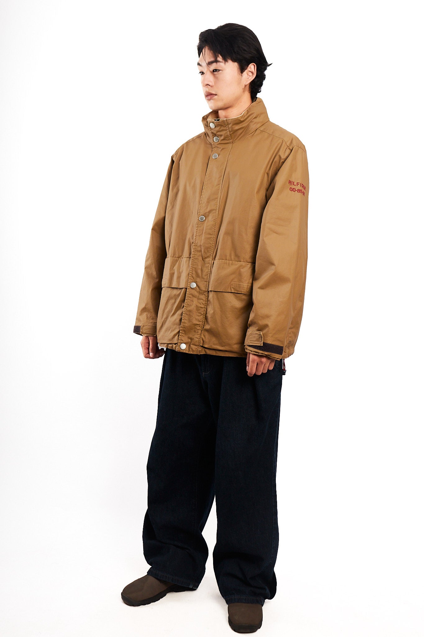 2000 Vintage Tommy Hilfiger Reversible Cargo Parka (L)