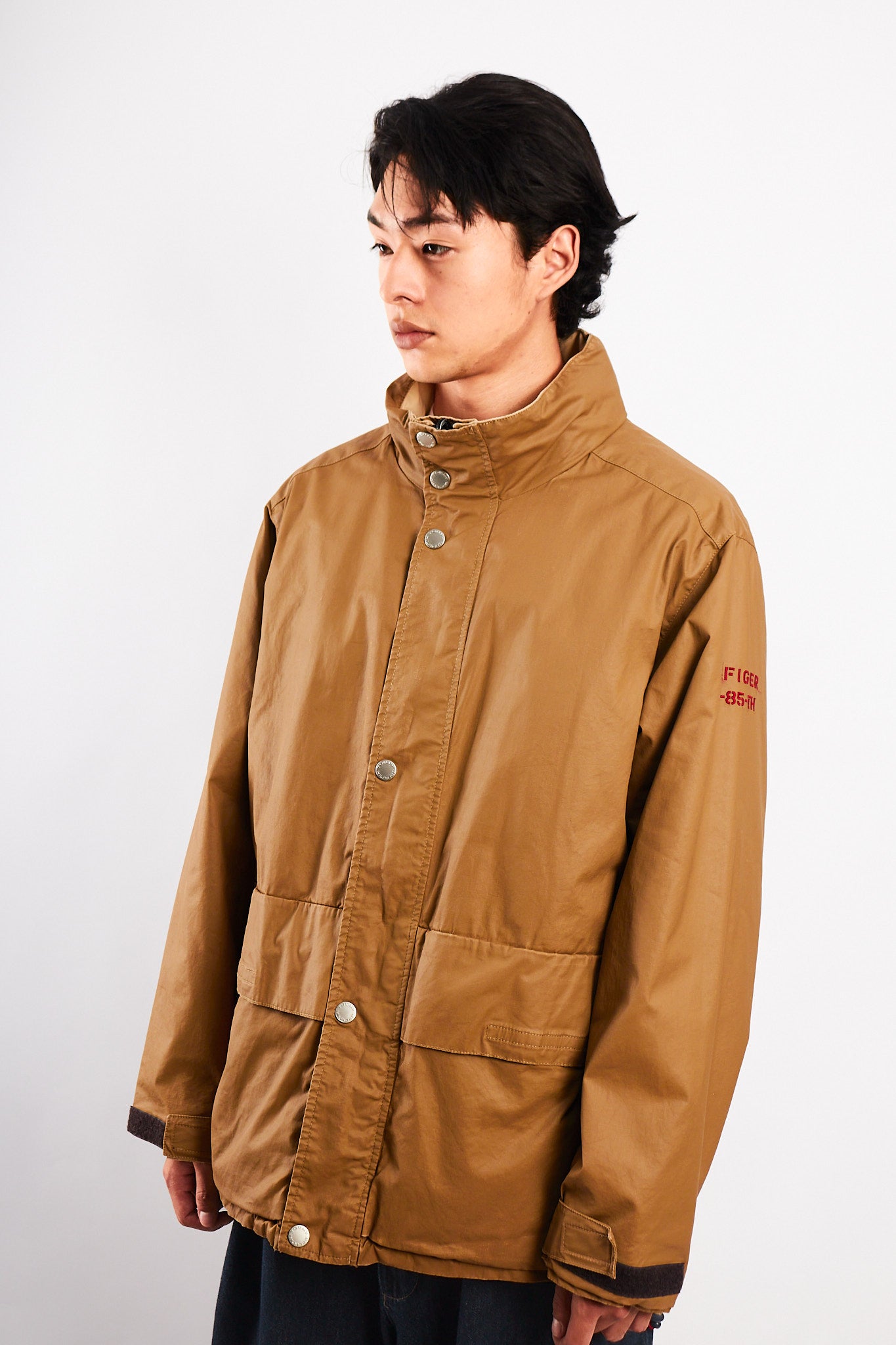 2000 Vintage Tommy Hilfiger Reversible Cargo Parka (L)