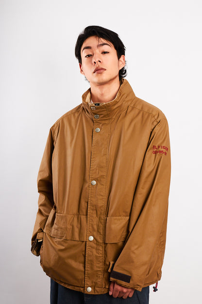 2000 Vintage Tommy Hilfiger Reversible Cargo Parka (L)