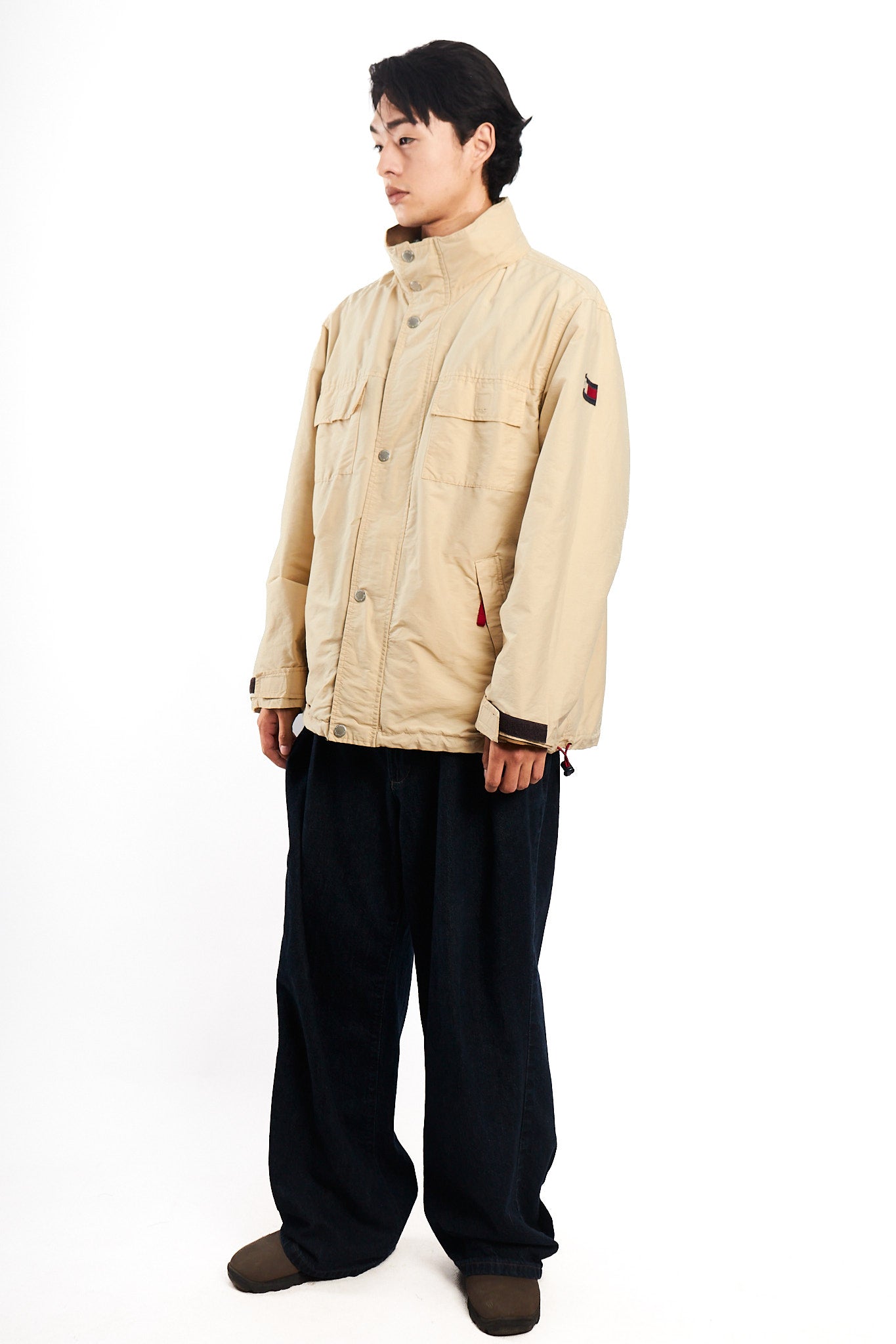 2000 Vintage Tommy Hilfiger Reversible Cargo Parka (L)
