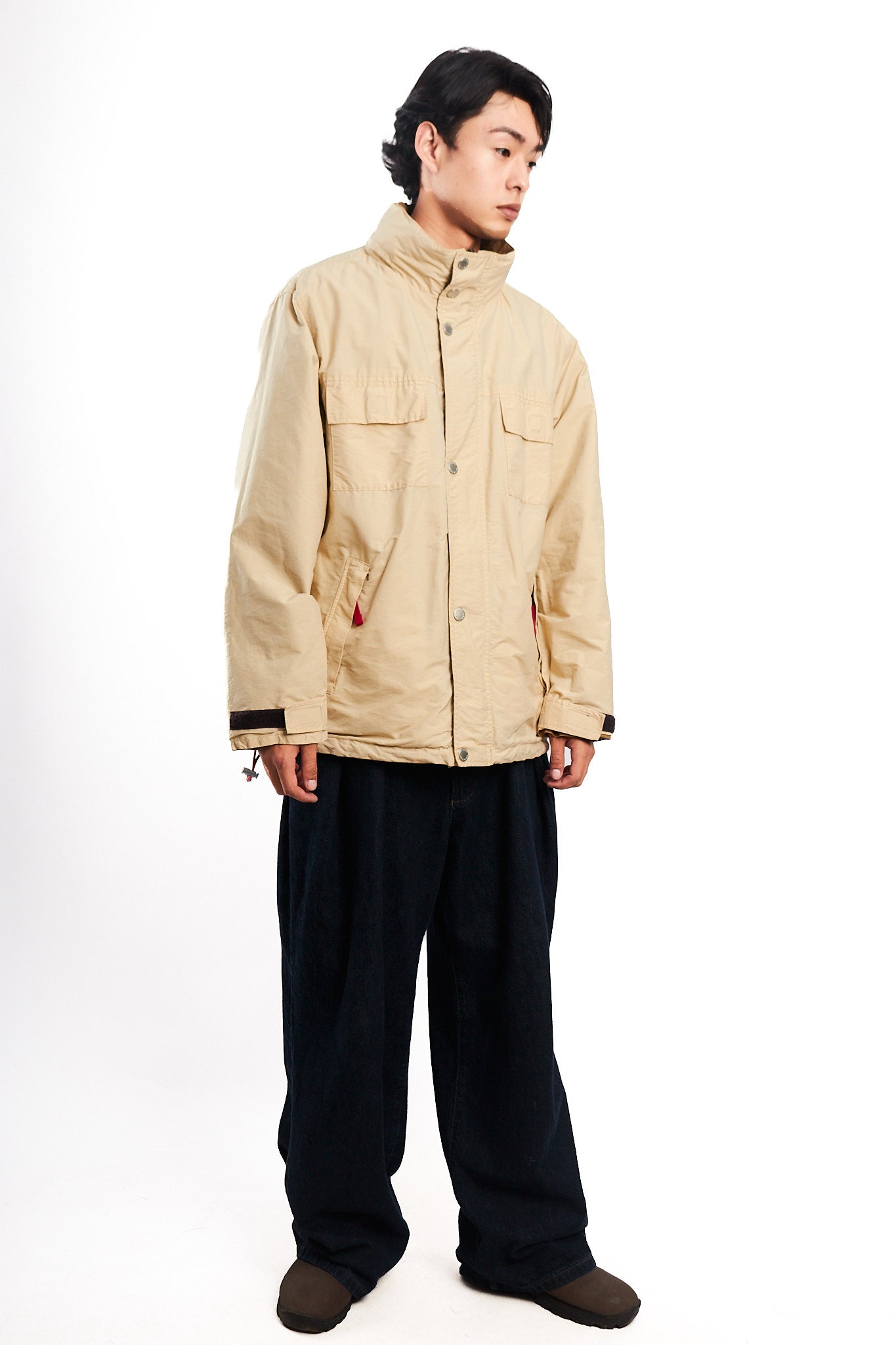 2000 Vintage Tommy Hilfiger Reversible Cargo Parka (L)