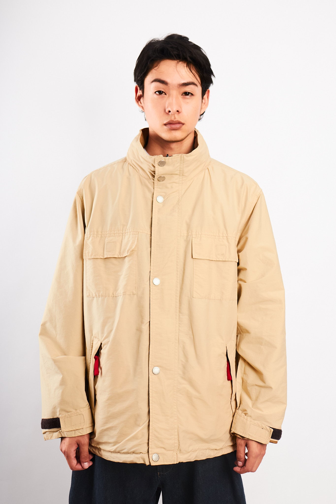 2000 Vintage Tommy Hilfiger Reversible Cargo Parka (L)
