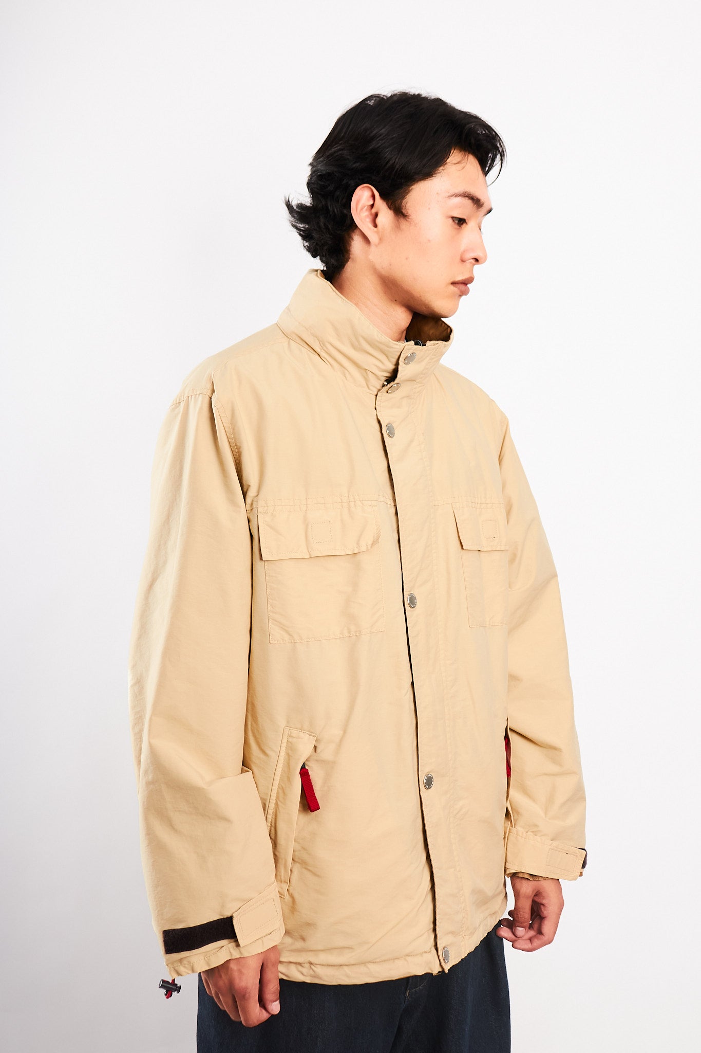 2000 Vintage Tommy Hilfiger Reversible Cargo Parka (L)