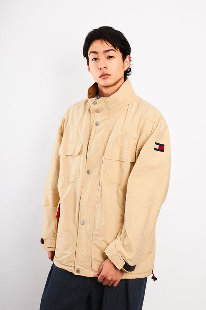 2000 Vintage Tommy Hilfiger Reversible Cargo Parka (L)
