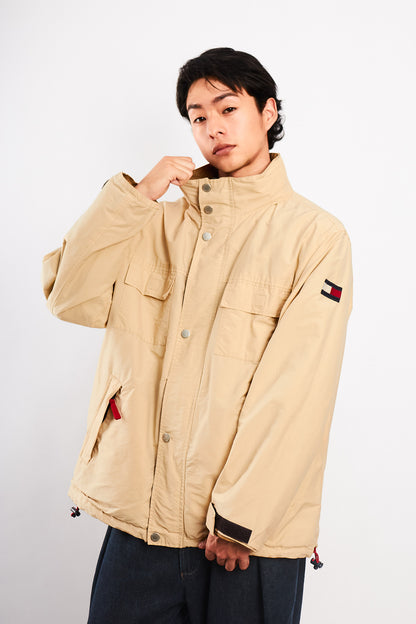 2000 Vintage Tommy Hilfiger Reversible Cargo Parka (L)
