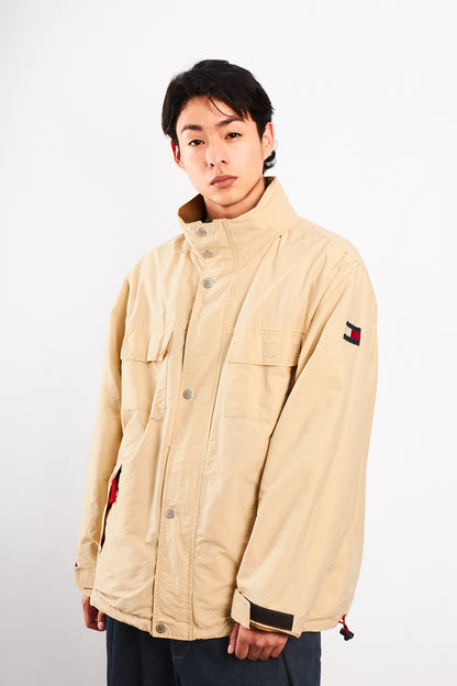 2000 Vintage Tommy Hilfiger Reversible Cargo Parka (L)