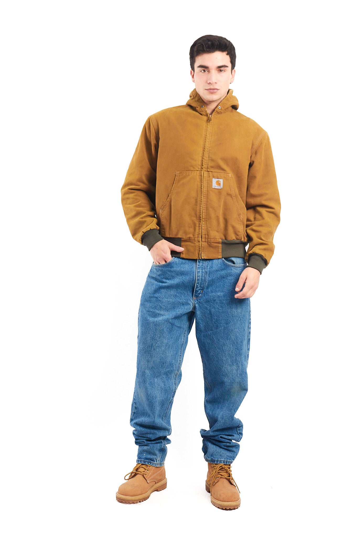 Vintage Carhartt Camel Duck Active Jacket (M/L)