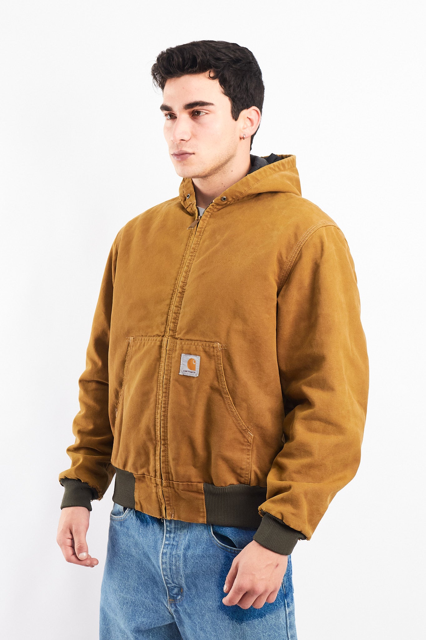 Vintage Carhartt Camel Duck Active Jacket (M/L)