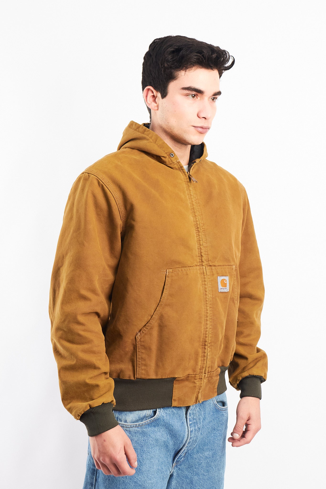 Vintage Carhartt Camel Duck Active Jacket (M/L)