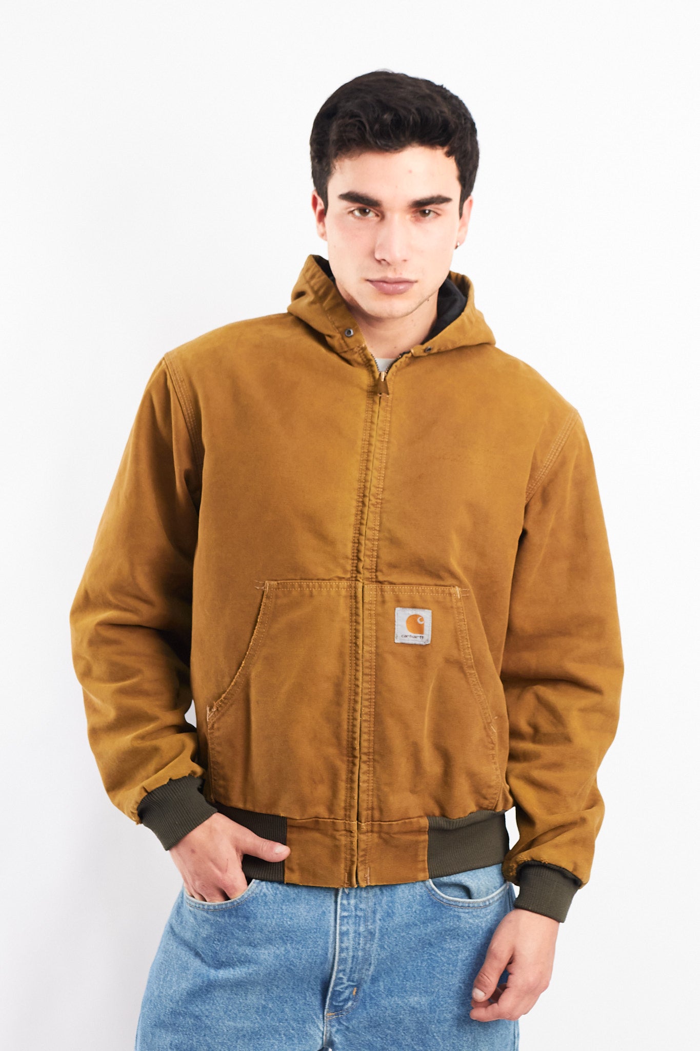 Vintage Carhartt Camel Duck Active Jacket (M/L)