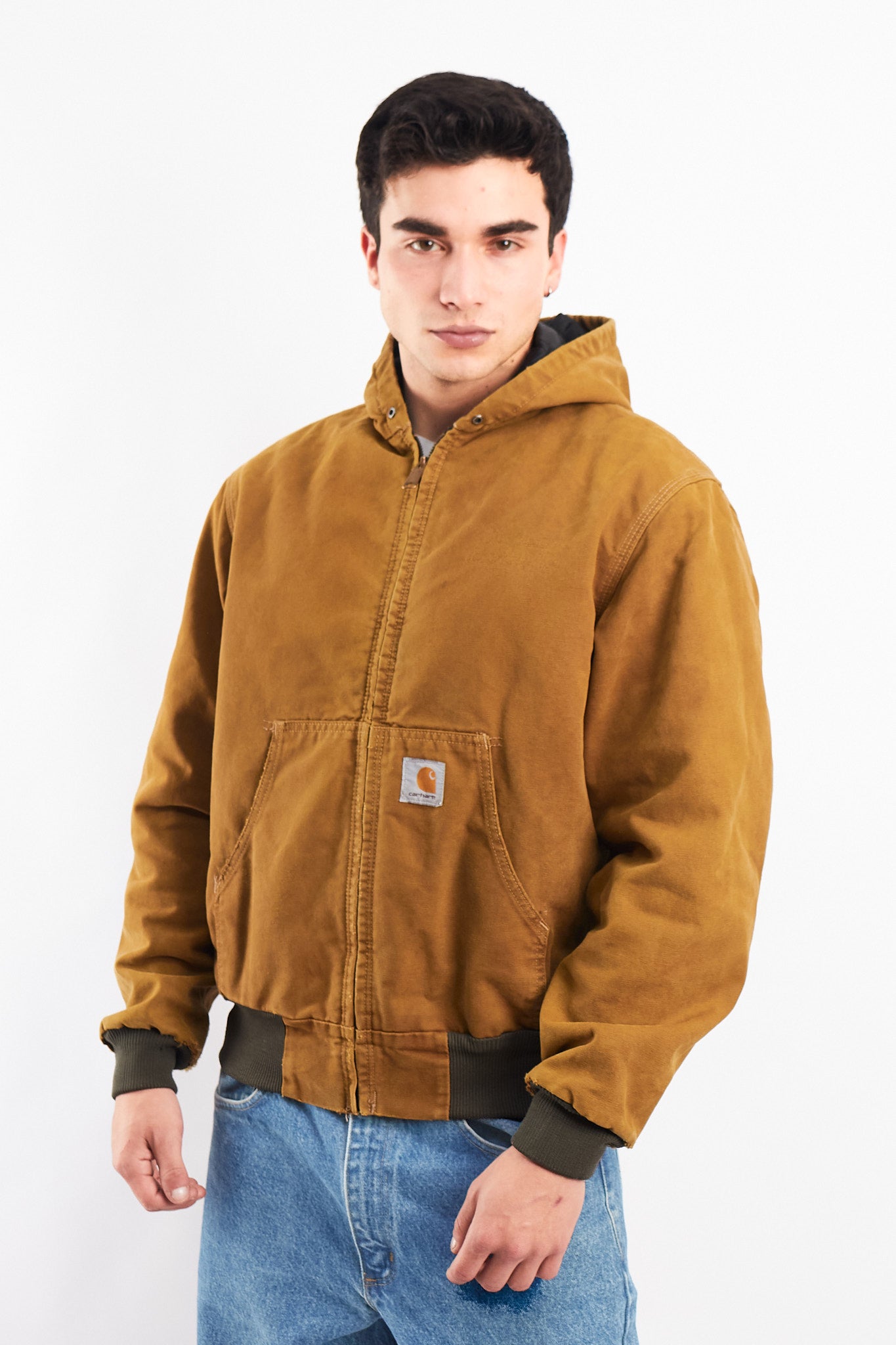Vintage Carhartt Camel Duck Active Jacket (M/L)