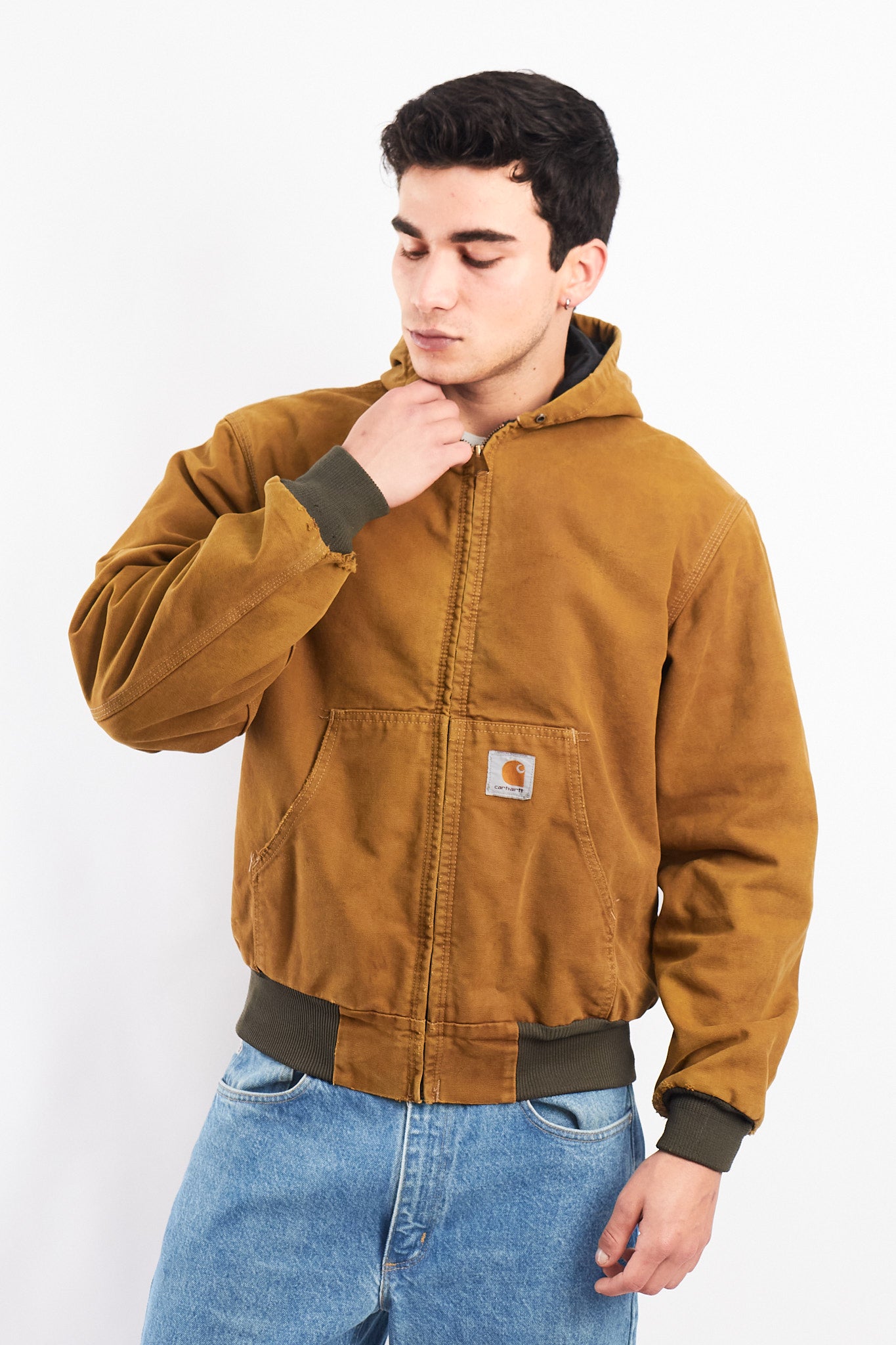 Vintage Carhartt Camel Duck Active Jacket (M/L)