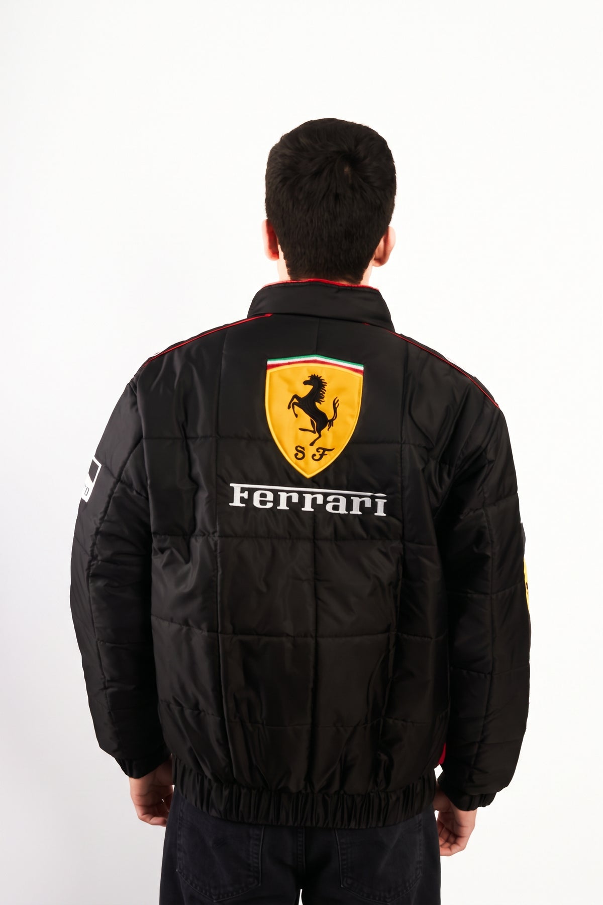 F1 Scuderia Ferrari Schumacher Black Edition Racing Jacket