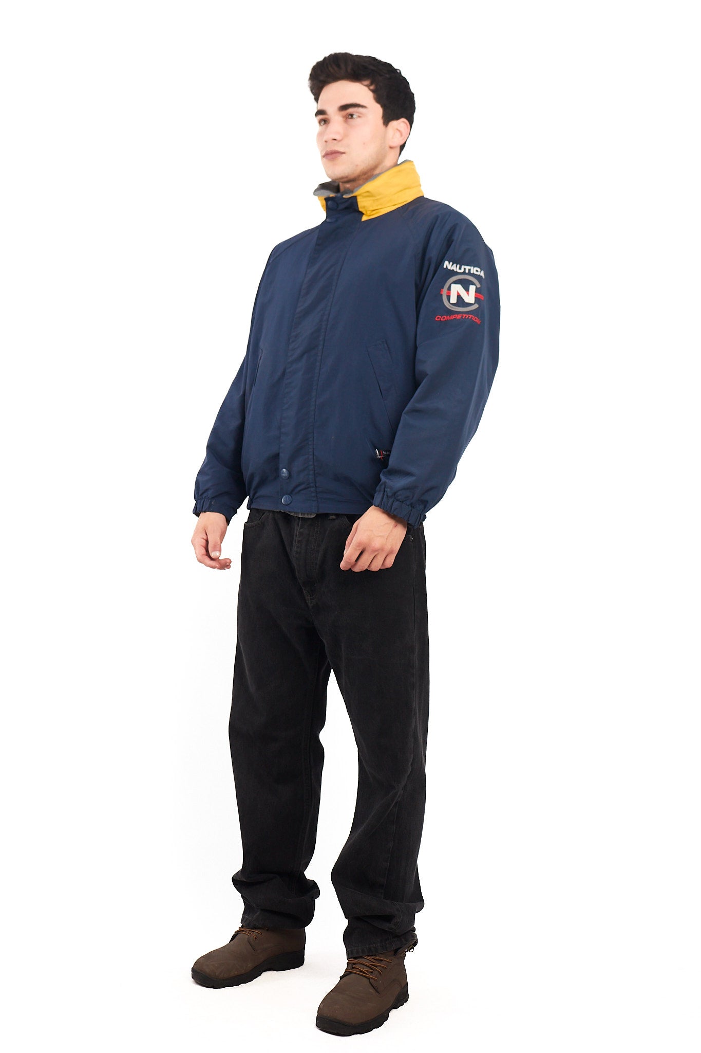 2000 Vintage Nautica Competition Reversible Jacket (M/L)