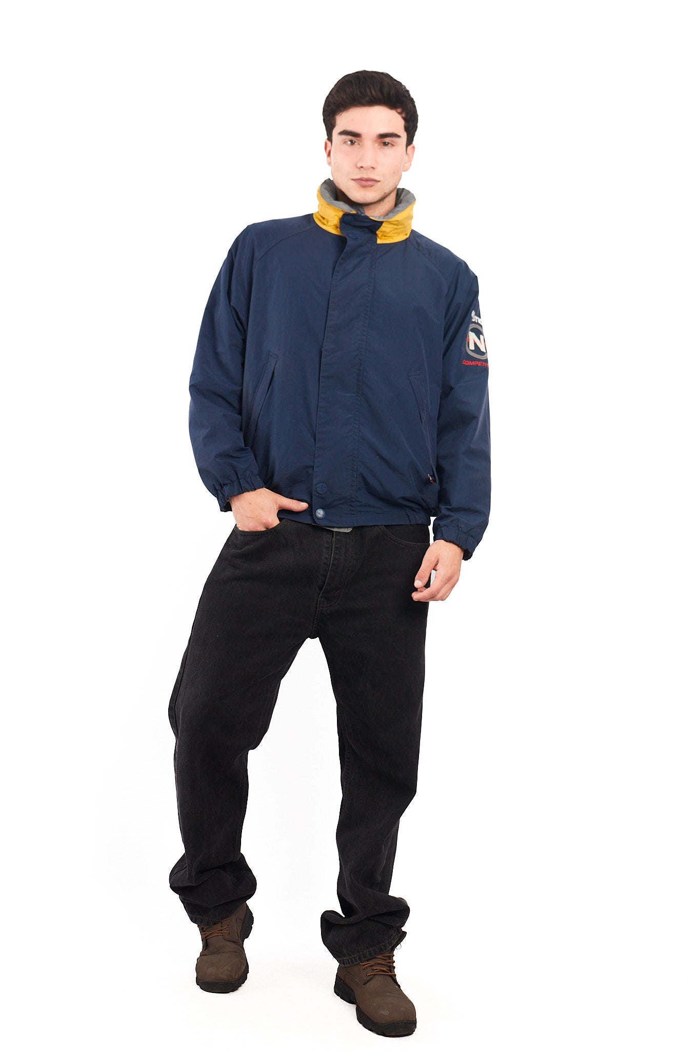 2000 Vintage Nautica Competition Reversible Jacket (M/L)